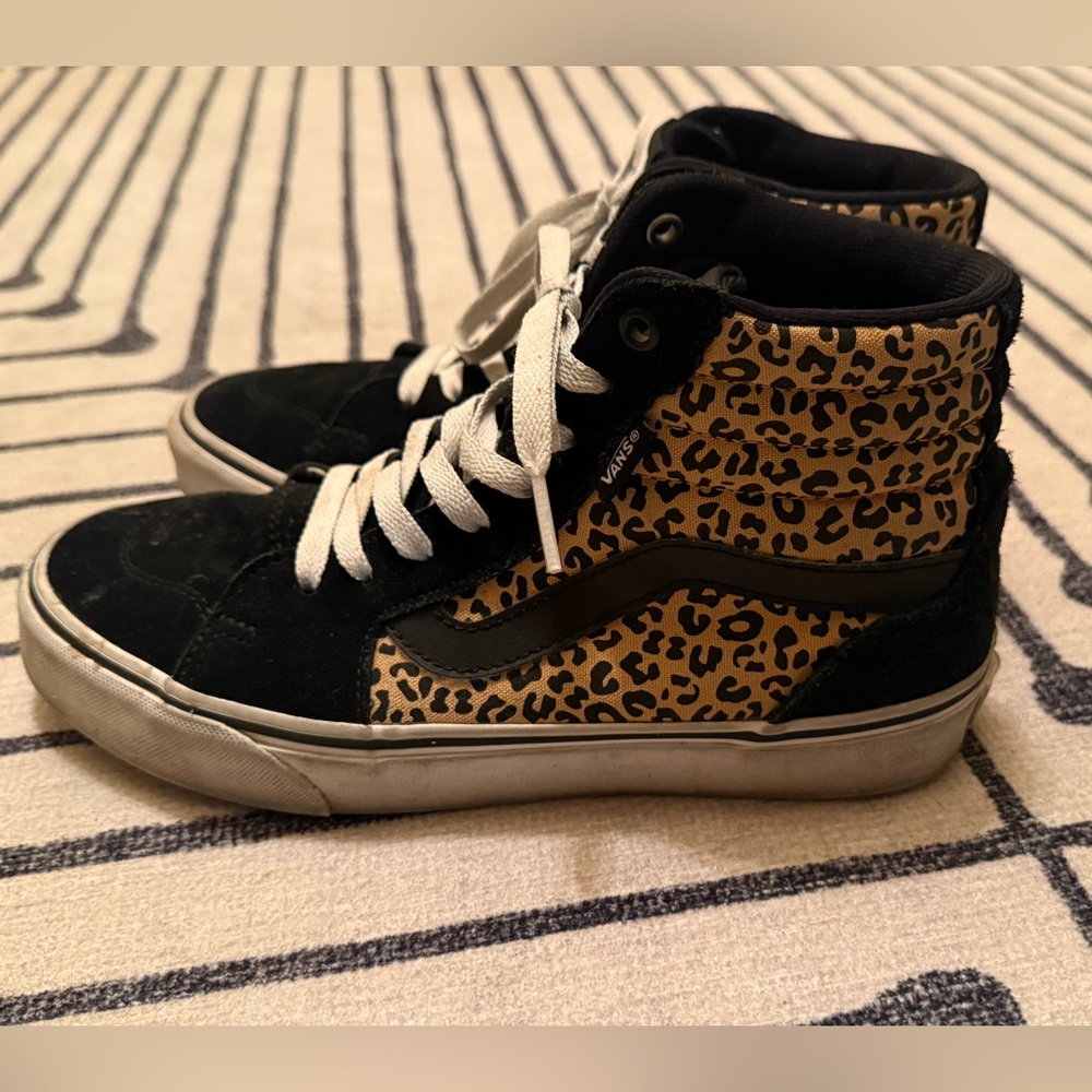 Vans Leopard print SK8-Hi Shoes size 8